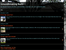 Tablet Screenshot of groundbreakingroots.com